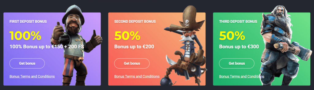 Bonuses in Spinago Casino Mobile Version